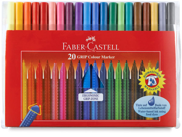 Faber-Castell 10 Grip Color Markers