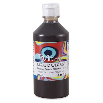 Open in modal - Tri-Art Liquid Glass Acrylic Pouring Color - Brown, 250 ml