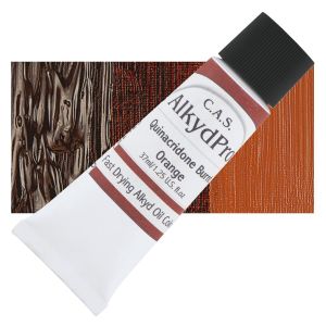 CAS AlkydPro Fast-Drying Alkyd Oil Color - Quinacridone Burnt Orange, 37 ml tube