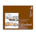 Strathmore 400 Series Layout Bond Pad - 19" x 24", Tape Bound, 50 Sheets
