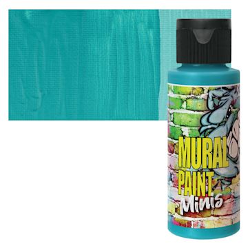 Open in modal - Chroma Acrylic Mural Paint - Calypso, 2 oz bottle and swatch