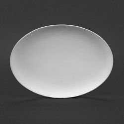 Duncan Oh Four Bisque - Oval Platter