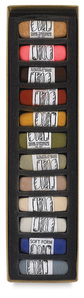 Diane Townsend : Artists' Pastels : Soft Form : Dark Set of 12 - Pastel  Sets - Pastel Gifts - Gifts