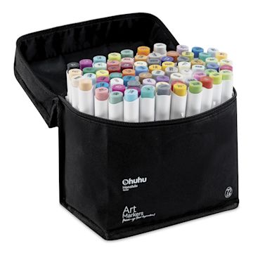 Open in modal - Ohuhu Honolulu B Dual Tip Marker Sets - Set of 72, Assorted, in packaging