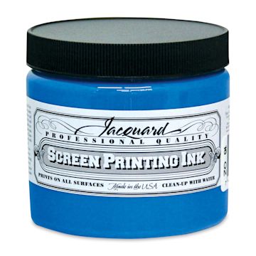Open in modal - Jacquard Screen Printing Ink - Sky Blue, 16 oz