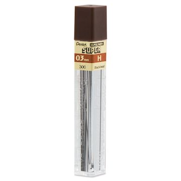 Open in modal - Pentel Hi-Polymer Lead Refills - 0.3 mm, Black, H