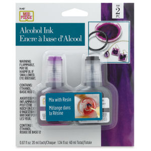 Plaid Mod Podge Alcohol Ink - Galaxy Colors, Set of 2 (front of package)