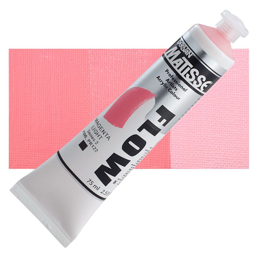 Matisse Flow Acrylic Paint Magenta Light, 75 ml BLICK Art Materials