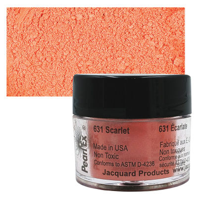 Jacquard Pearl-Ex Pigment - 0.1 oz, Scarlet