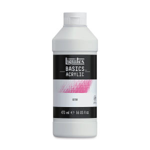 Liquitex Basics Acrylic Gesso - 16oz Bottle