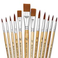 Blick Essentials Brown Nylon Value Brush Sets