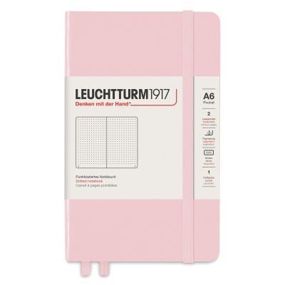 Leuchtturm1917 Dotted Hardbound Notebook - Powder, 3-1/2" x 6"