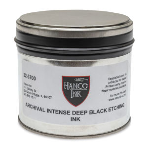 Hanco Oil Based Etching Ink - 1 lb, Intense Deep Black