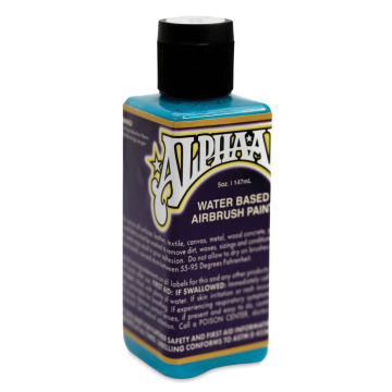 Alpha6 AlphaAir Airbrush Ready Paint - Turquoise, 5 oz, Bottle