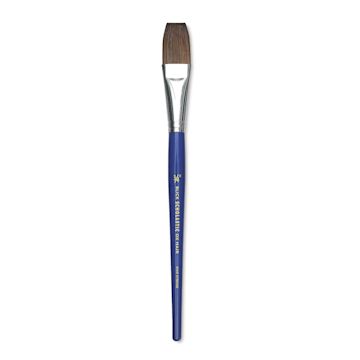 Open in modal - Blick Scholastic Ox Hair Brush - One-Stroke, Short Handle, 3/4"