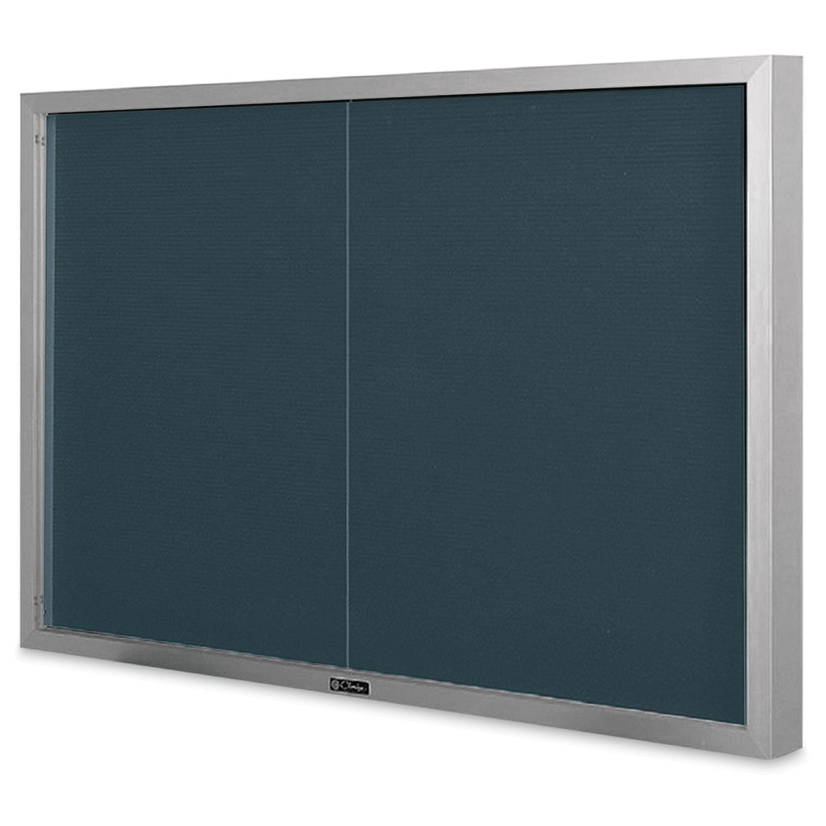 Cork Bulletin Board Cabinet With Sliding Doors - 36