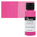 Blick Matte Acrylic - Brilliant Magenta, 2 oz bottle