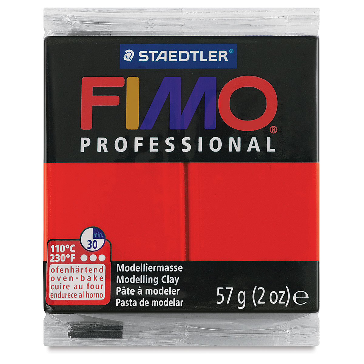 True Red 2 oz - FIMO Professional Modeling Clay