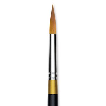 Open in modal - Kingart Original Gold Brush - Max Round, Size 10, Short Handle (close-up)
