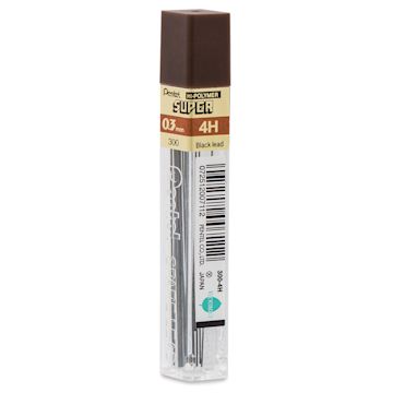 Open in modal - Pentel Hi-Polymer Lead Refill - 0.3 mm, Black, 4H