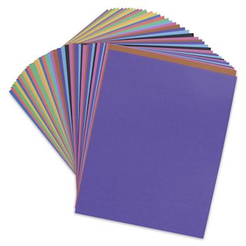 Open in modal - Pacon Railroad Board - 22" x 28" x 4 Ply, Assorted, 50 Sheets