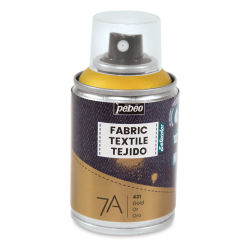 Pebeo 7A Fabric Spray Paint - Gold (Metallic), 100 ml