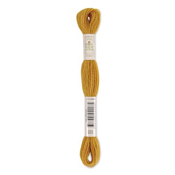 Open in modal - DMC Eco Vita Organic Wool Thread - Lemon Safflower, 17-1/2 yds