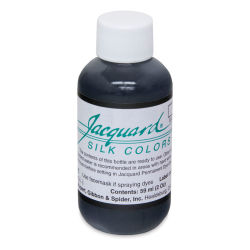 Jacquard Silk Dye - Black, 2 oz bottle