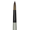 Silver Brush Black Pearl Synthetic Brush - Series 6400, Round, Size 10, Long Handle