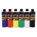 Blickrylic Student Acrylics - Fluorescent Colors, Set of 6, 2 oz