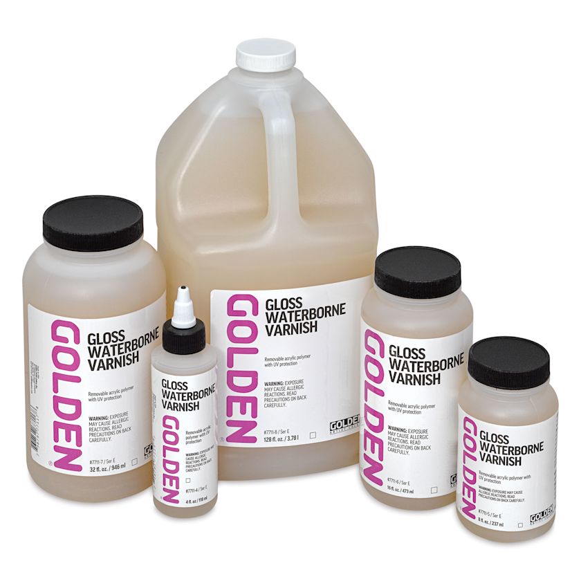 Golden Waterborne Varnish BLICK Art Materials
