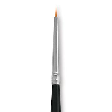 Open in modal - Dynasty Finest Golden Synthetic Brush - Round, Refill Brush, 5/0 close up