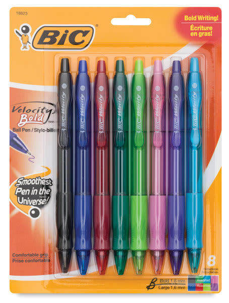 Bic Velocity Bold Ball Pen | BLICK Art Materials