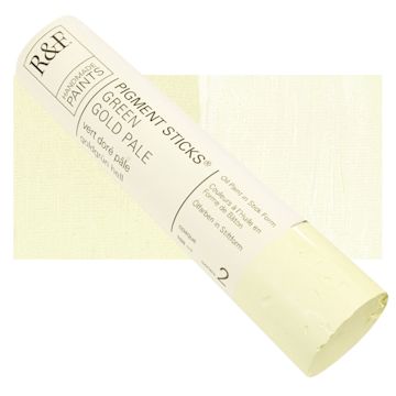 Open in modal - R&F Pigment Stick - Green Gold Pale, 188 ml stick and swatch