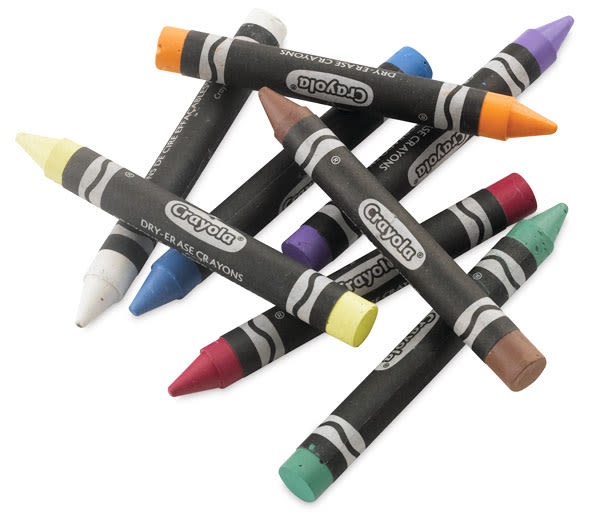 Crayola DryErase Crayon Set BLICK Art Materials