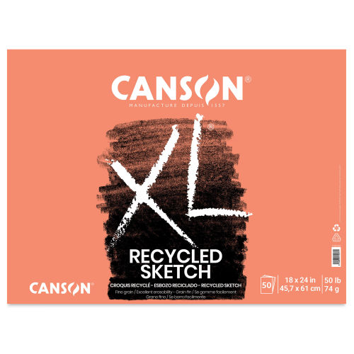 Canson XL Drawing Pad, 9 x 12 Spiral Sketchbook, 60 Sheets 