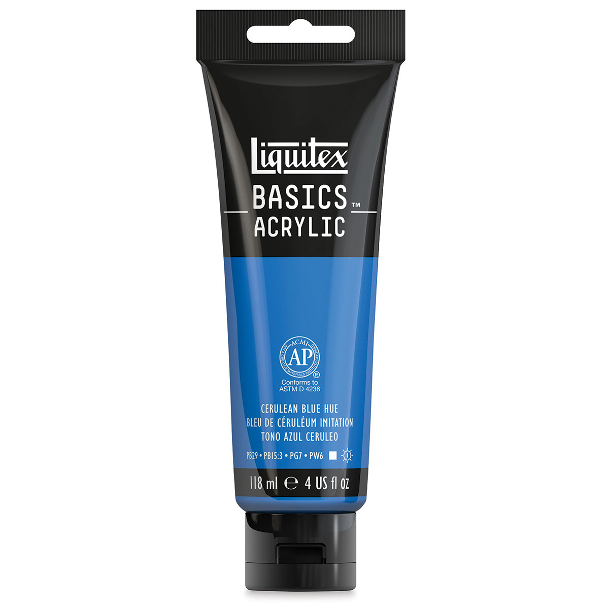 Liquitex Basics - Cerulean Blue Hue, 4 oz tube| Utrecht Art Supplies