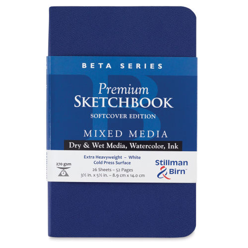  Stillman & Birn Beta Series Softcover Sketchbook, 8 x