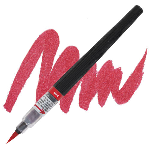 Red Acrylic Watercolor Brush Pens, For Coloring, Model Name/Number