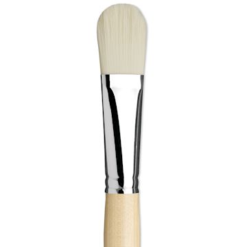 Open in modal - Da Vinci Top Acryl Synthetic Brush - Filbert, Long Handle, Size 30 close up