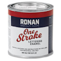 Ronan One Stroke Lettering Enamel - Light Yellow, Half Pint