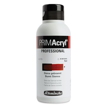 Open in modal - Schmincke Primacryl Professional Fluid Acrylic - Burnt Sienna, 250 ml bottle
