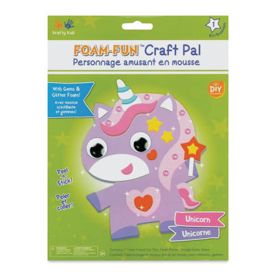 Krafty Kids Foam-Fun Craft Pal Kit - Unicorn (In packaging)