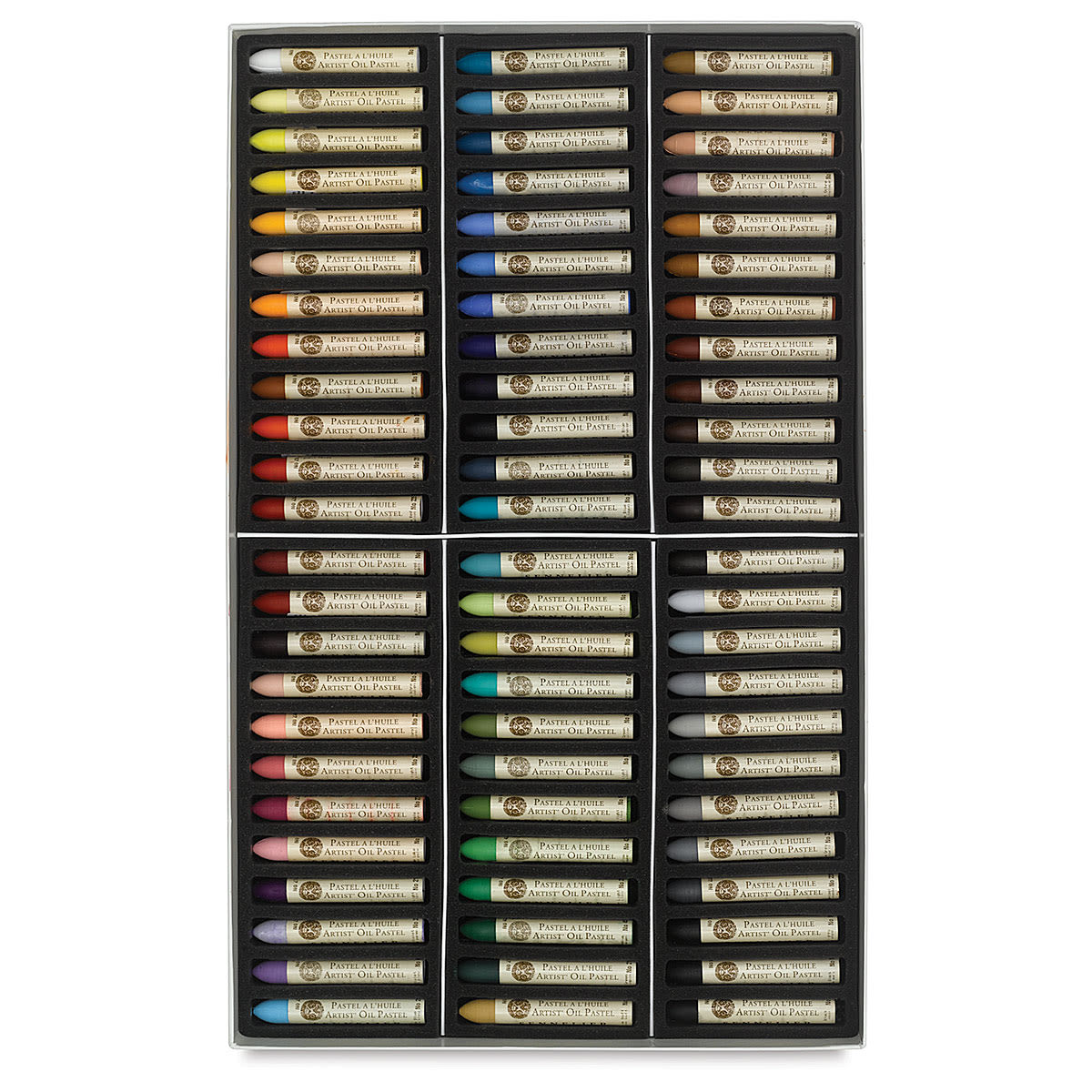 Sennelier Oil Pastel Set - Assorted Colors, Set of 72 (set contents)