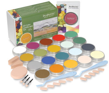 PanPastel Artists’ Painting Pastels Landscape Colors, Set of 20. Out of package with  box.