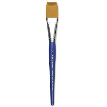 Open in modal - Blick Scholastic Golden Taklon Brush - One-Stroke, 1"