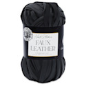 Lion Brand Yarn Haute Stitches Faux Leather Yarn - Moto Jacket, 39 yds
