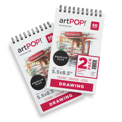 artPOP! Drawing Pads - 5.5" x 8.5", Pkg of 2