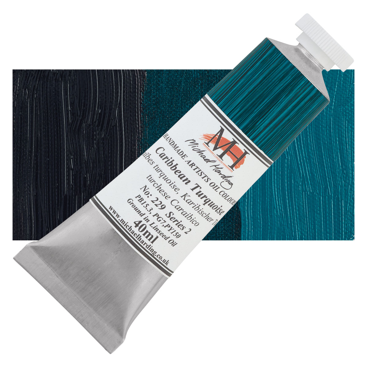 Michael Harding Artists Oil Color - Caribbean Turquoise, 40 ml