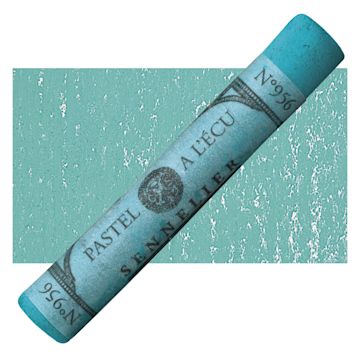 Open in modal - Sennelier Soft Pastel - Jade Green 956 pastel and swatch